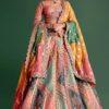 Multicolor Embroidered Designer Lehenga