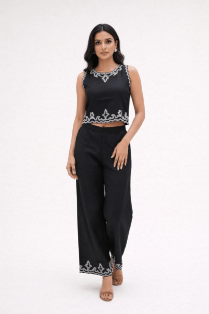Noir Grace Sleeveless Co-ord Set