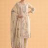 Pastel Bloom Printed Kurta Set with Dupatta