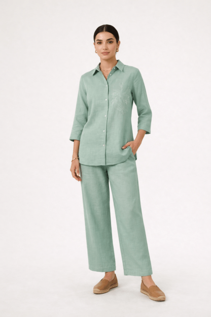 Pista Elegance Embroidered Co-ord Set