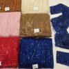 Designer silk sarees with heavy hand-embroidered kundan stone-work stitched blouses, wholesale collection