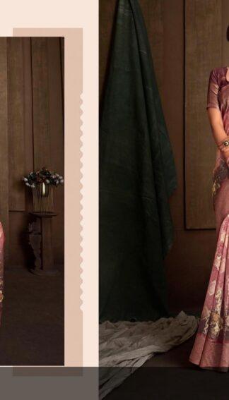 Kritvi catalog organza silk saree by joh rivaaj