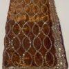 Rust Maroon fendy silk saree