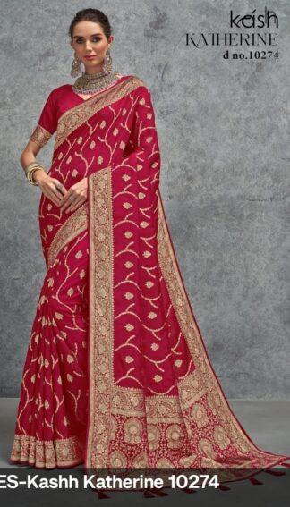 Katherine Silk Saree Catalog by Joh Rivaaj – 9 Designer Wedding Wear Sarees