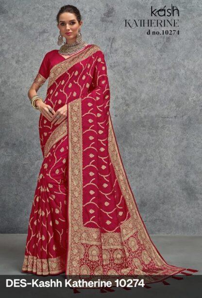 Katherine Silk Saree Catalog by Joh Rivaaj – 9 Designer Wedding Wear Sarees